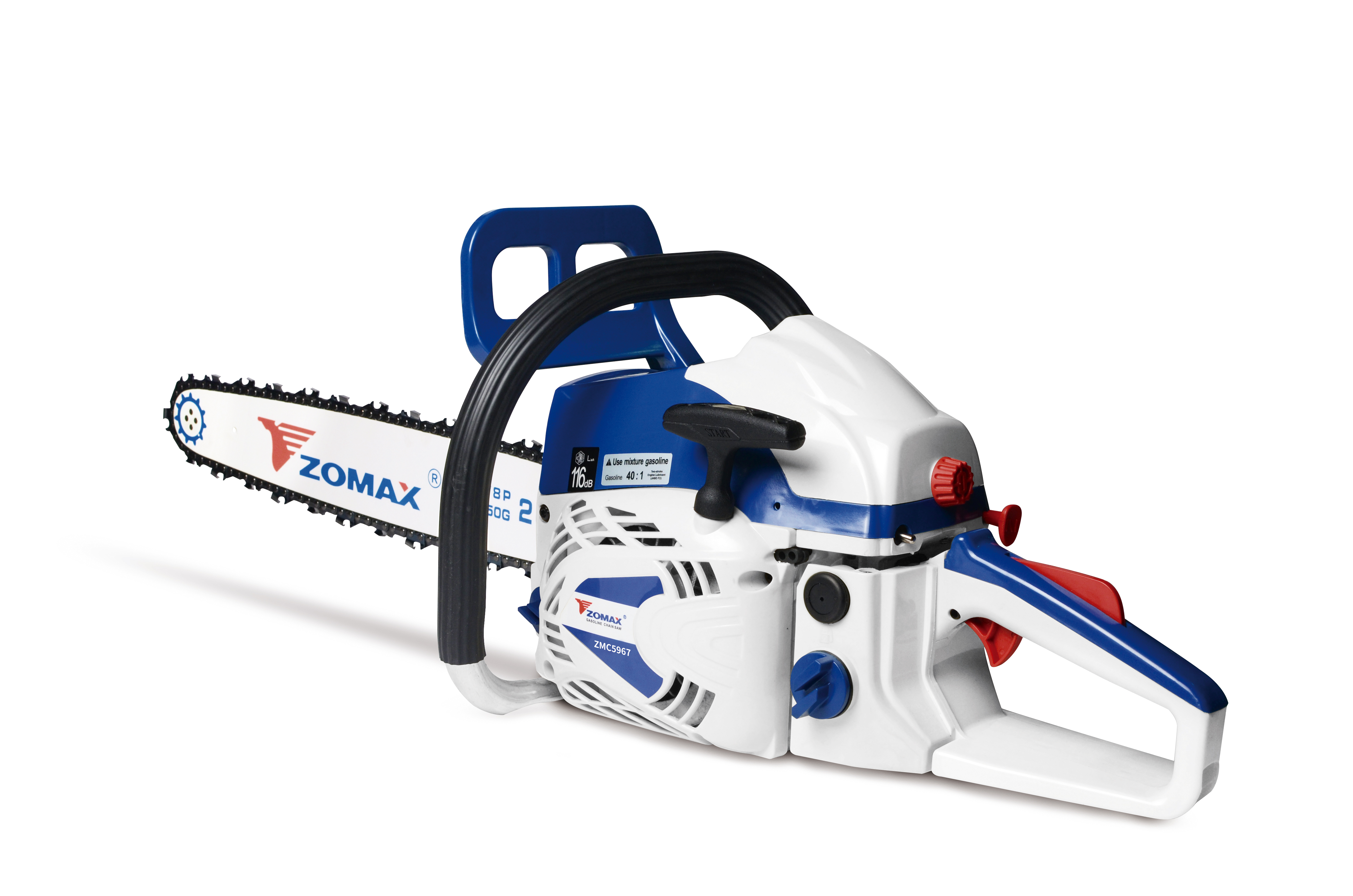 Zomax Zmc5967 Chainsaw Gasoline Saw Big Power 59cc