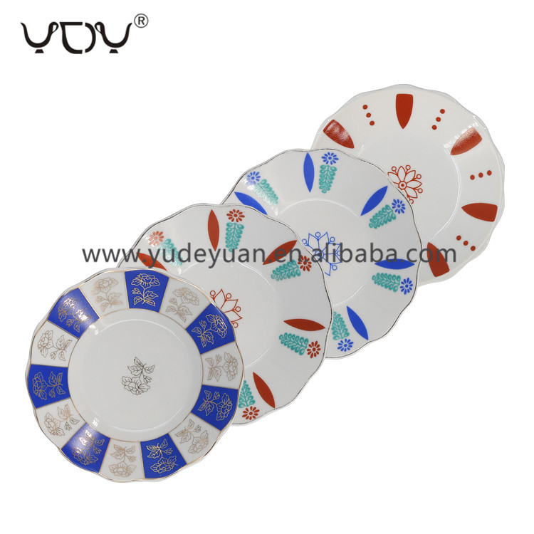 Wholesale price 4.25inch fine porcelain coffee tea ceramic saucer