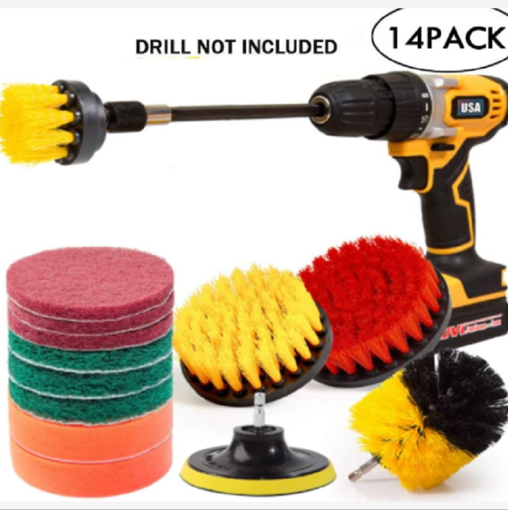 Multifunctional Drill Cleaning Brush Kit