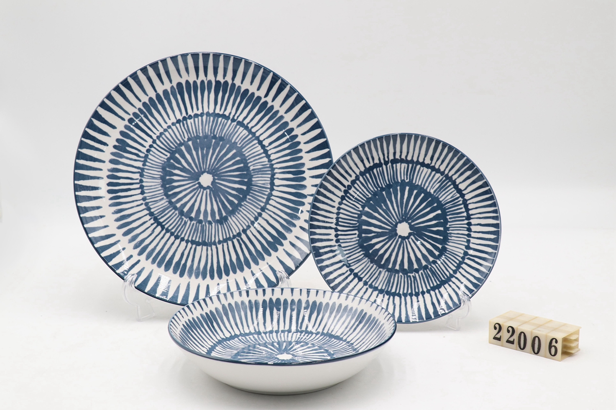 Screen printing tableware