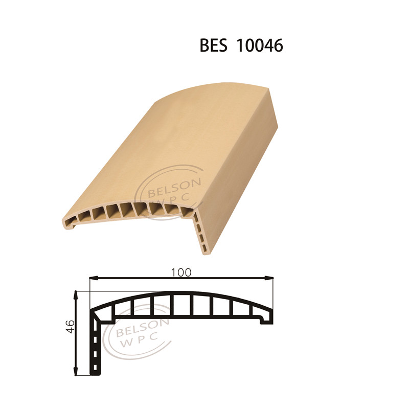 Curved green and environment 100mm width door architrave
