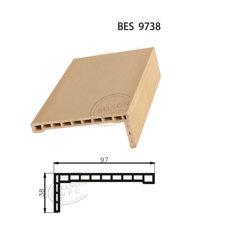 One type wpc architrave with 97*38mm