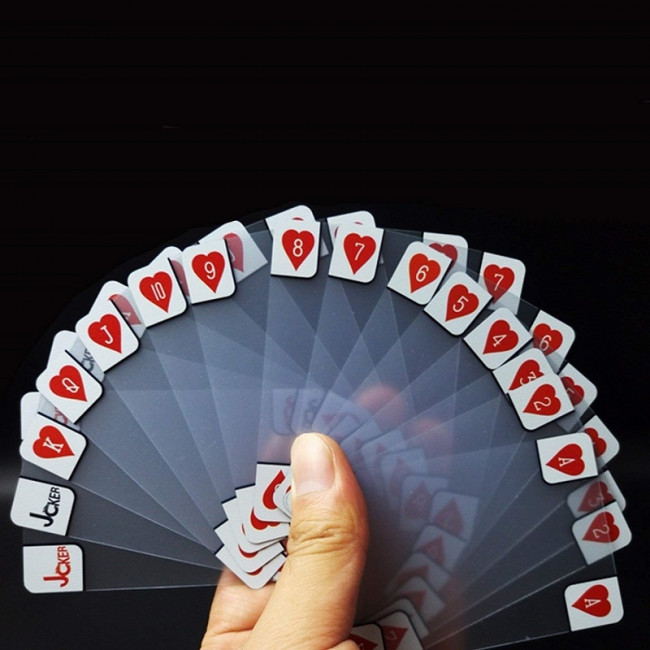 PVC Transparent Playingcards