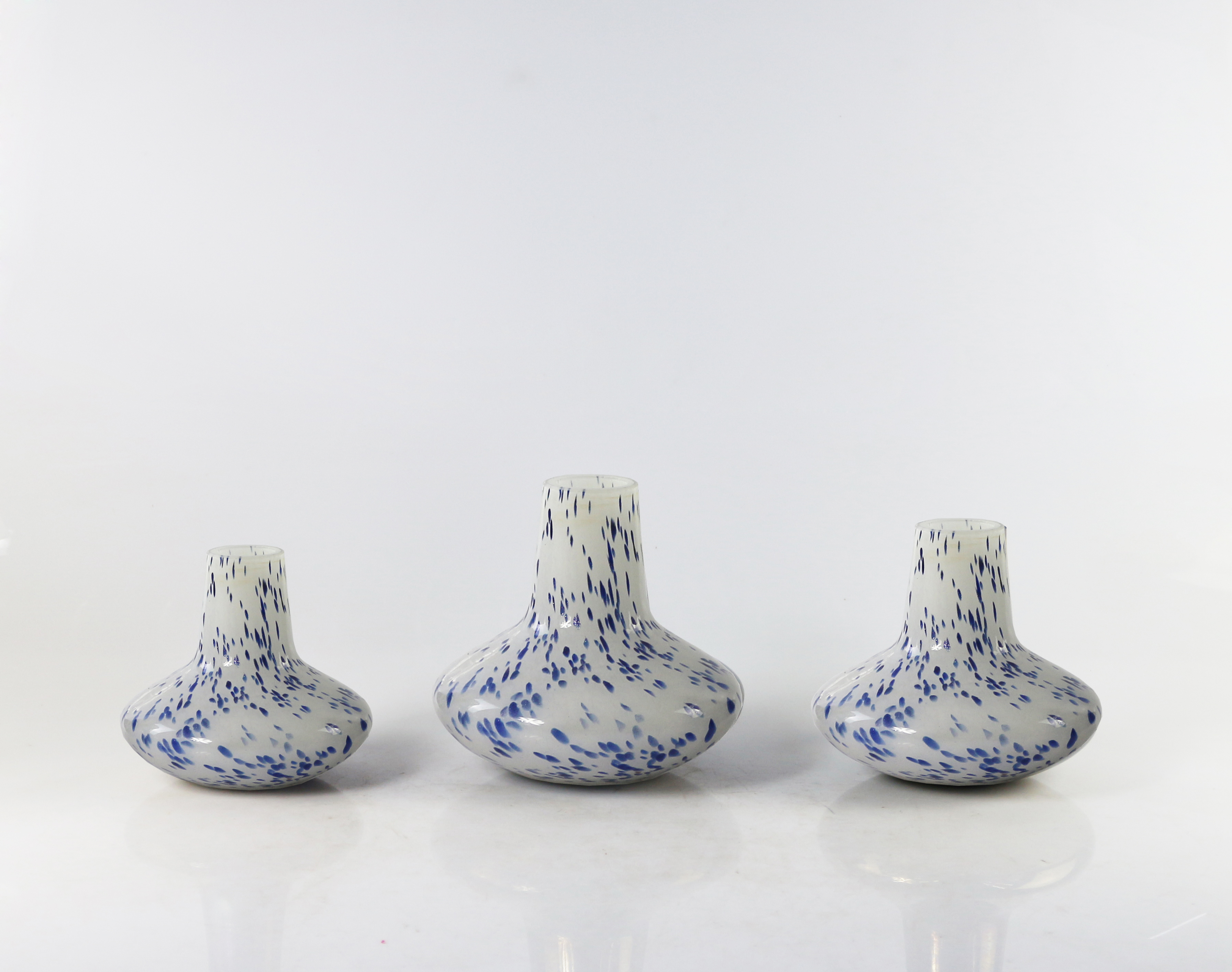 handmade colored glassware