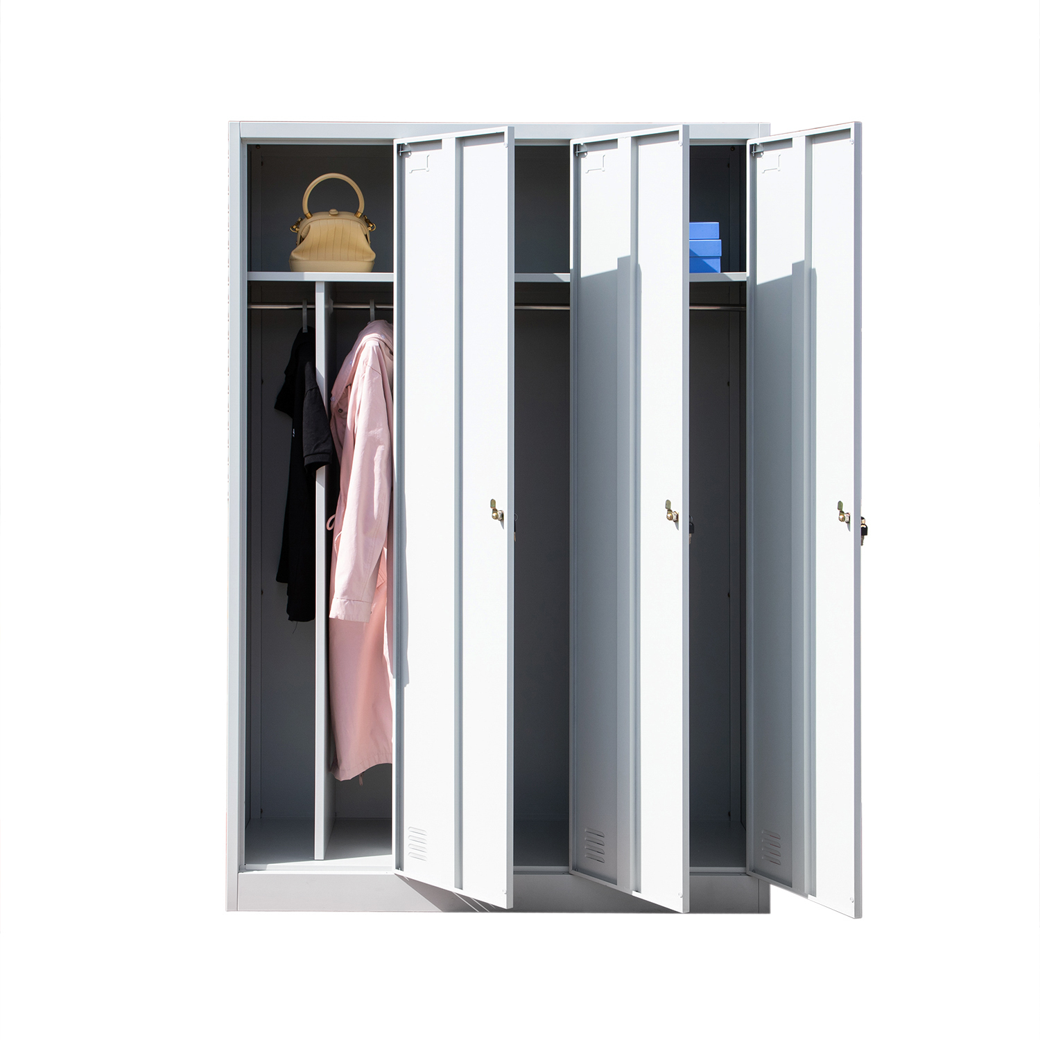 steel 3 door locker