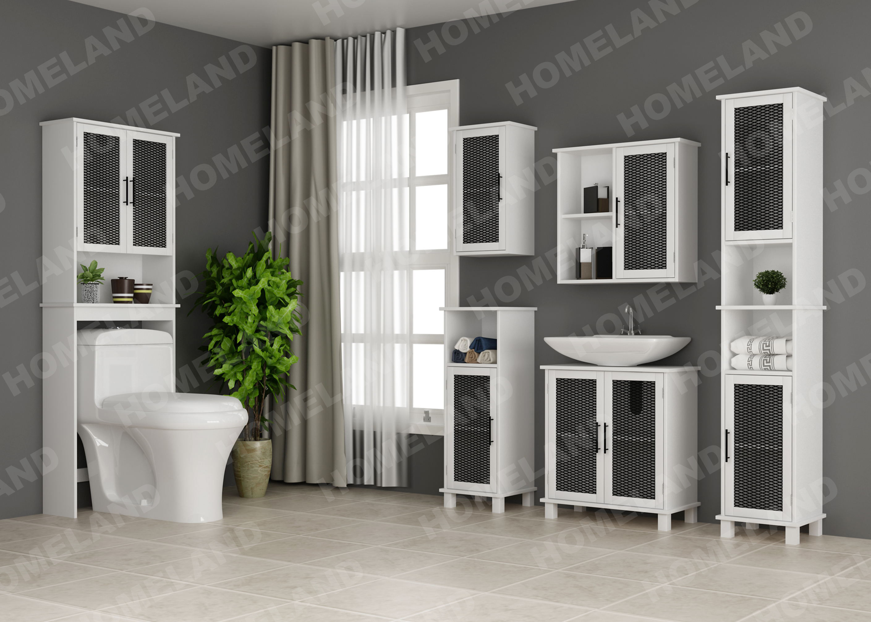 The bathroom series