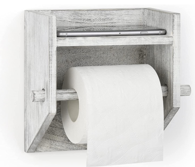The toilet paper roll holder