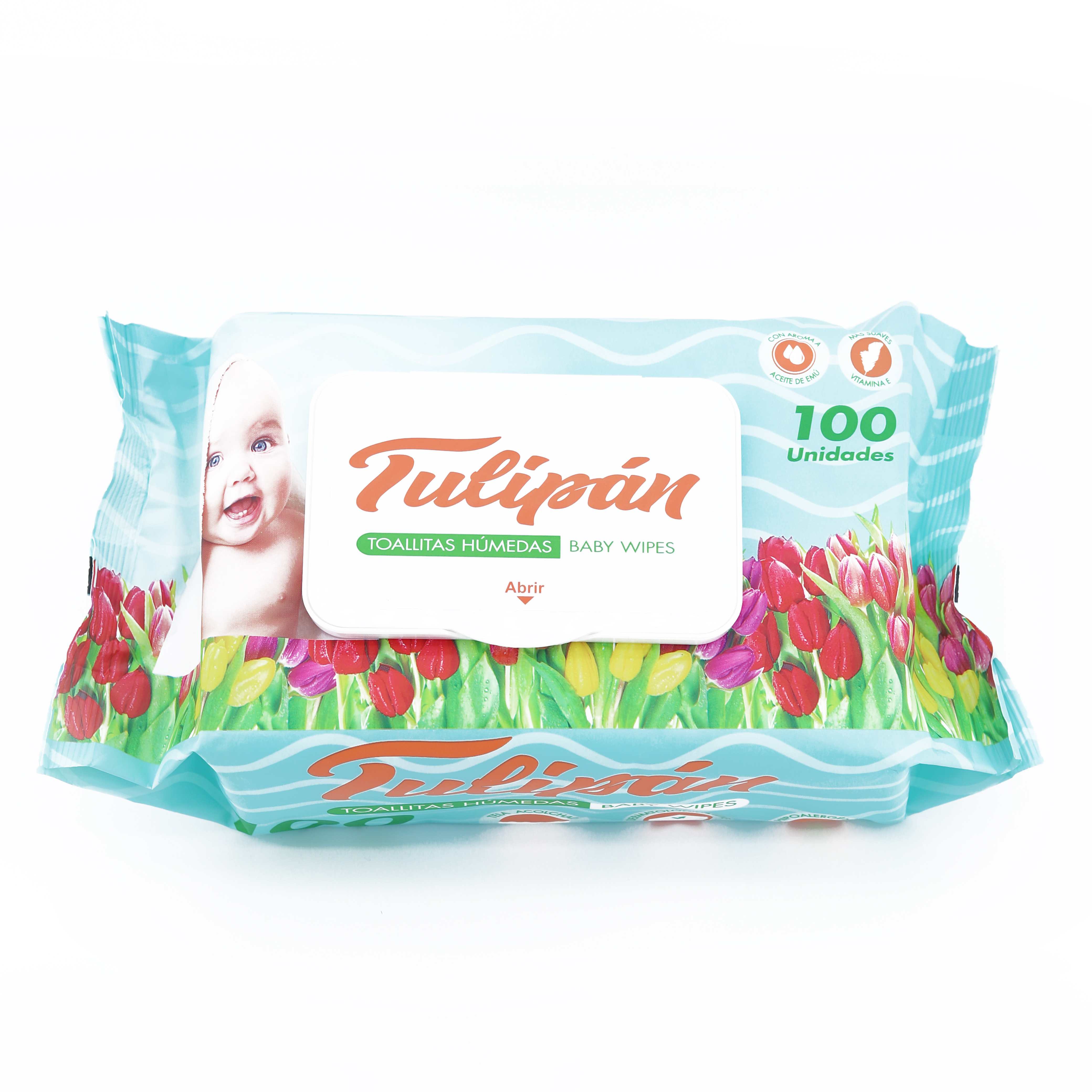 Tulipan 100pcs baby wipes