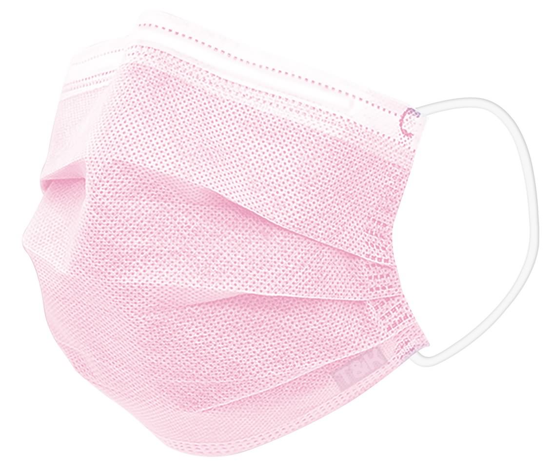 3 Ply Disposable Medical Face Mask Pink Color (EN14683 Type I, Ear-loop)