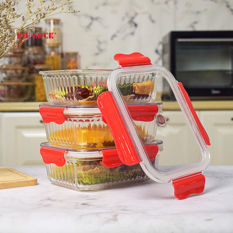 Glass Lunch Box with Lid