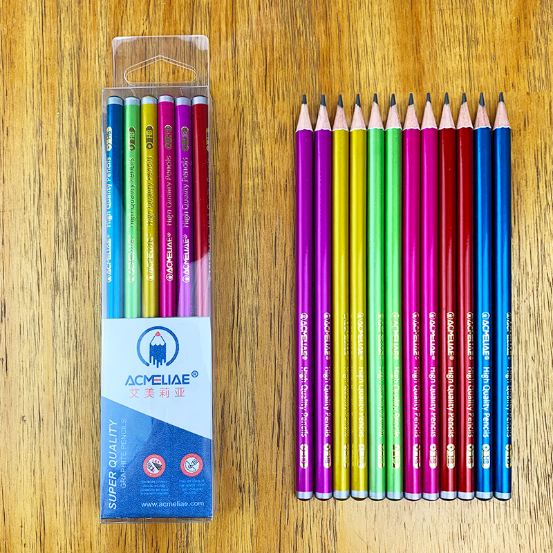 Flash Light HB pencil with dipped in round shape