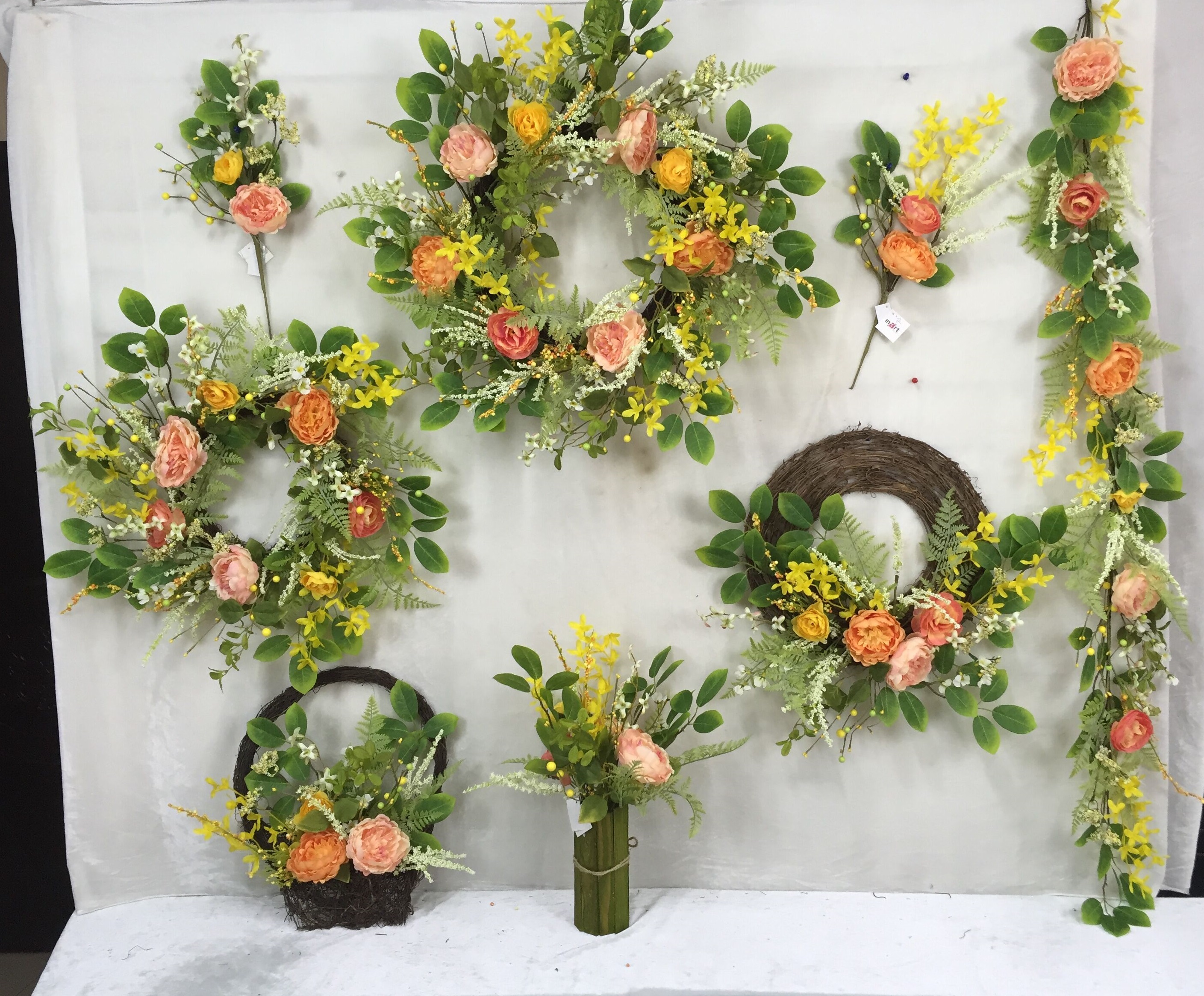 Spring Decorations(Wreath,garland,pick)