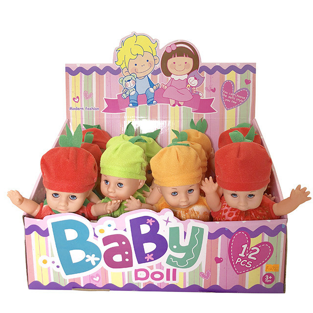8.7 Inch cotton fruit doll(4 models,12pcs/box)