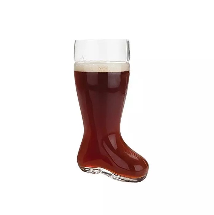 Boot shape glass mug
