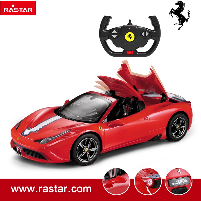 RASTAR RC 1:14 Ferrari 458 Speciale A Convertible Version License Remote Control RC Car
