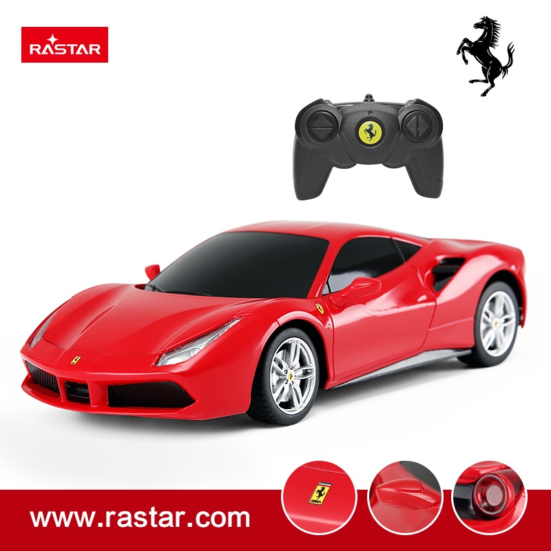 RASTAR RC 1:24 Ferrari 488 GTB License Remote Control RC Car