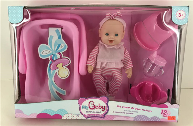 10.5 Inch cotton doll(with bag and accessories)