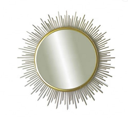 Art design fashion metal decorative wall mirror