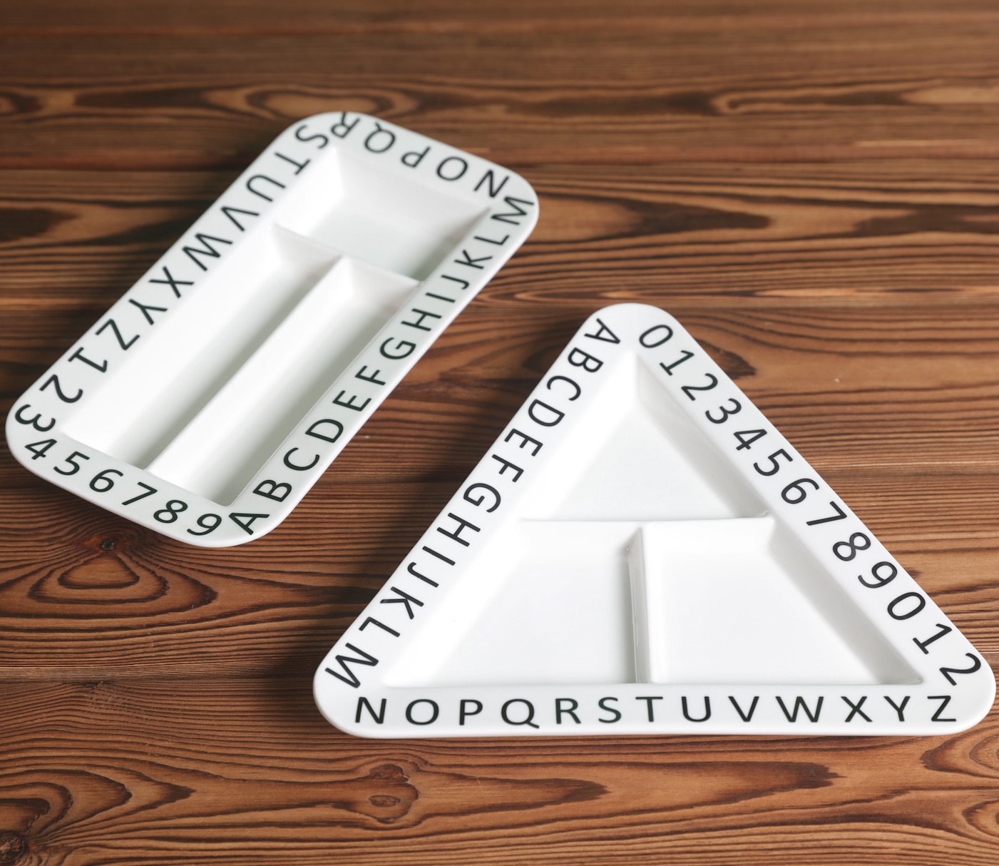 Divider serving plate