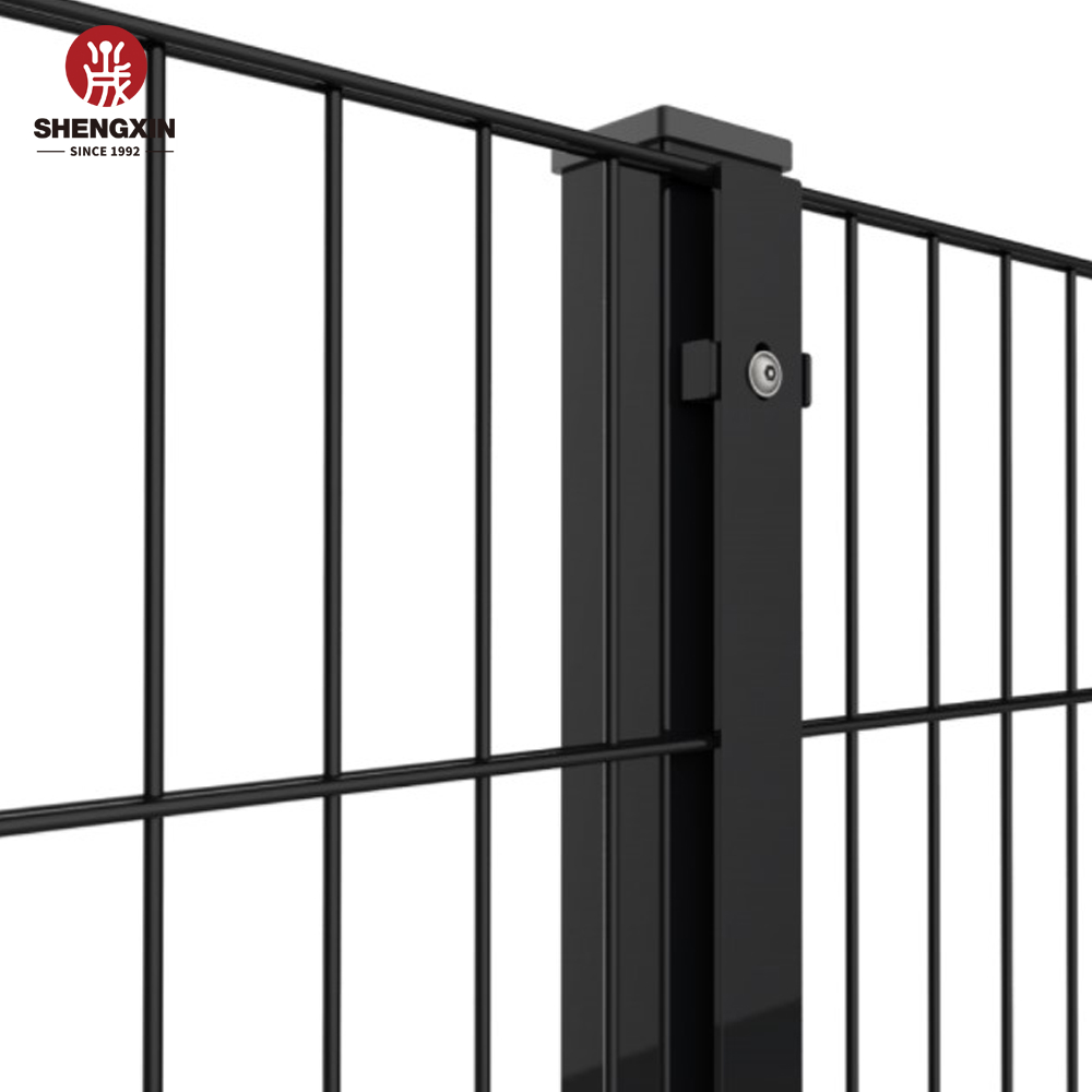 Hot-dipped Galvanized PVC coated 868 2D Double Wire Mesh Fence