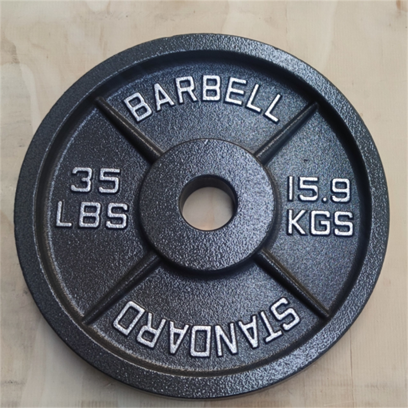 Cast iron weight plate