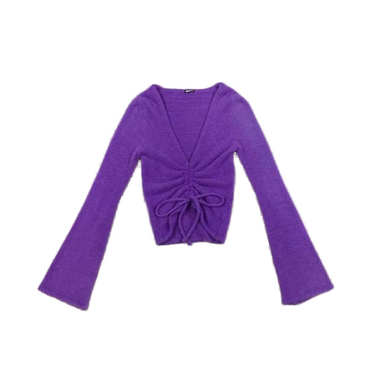 Women's V-neck Pullover Sweater