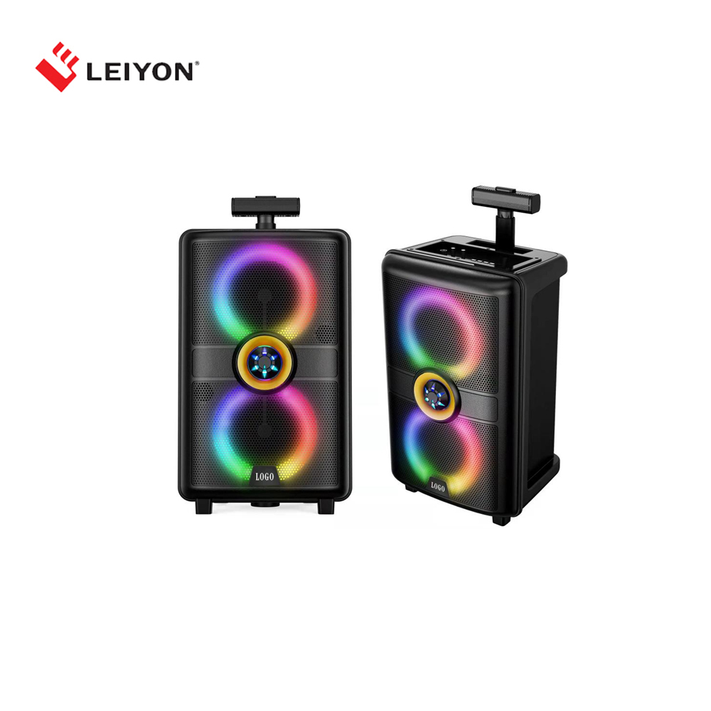 Bluetooth trolley speaker with light show