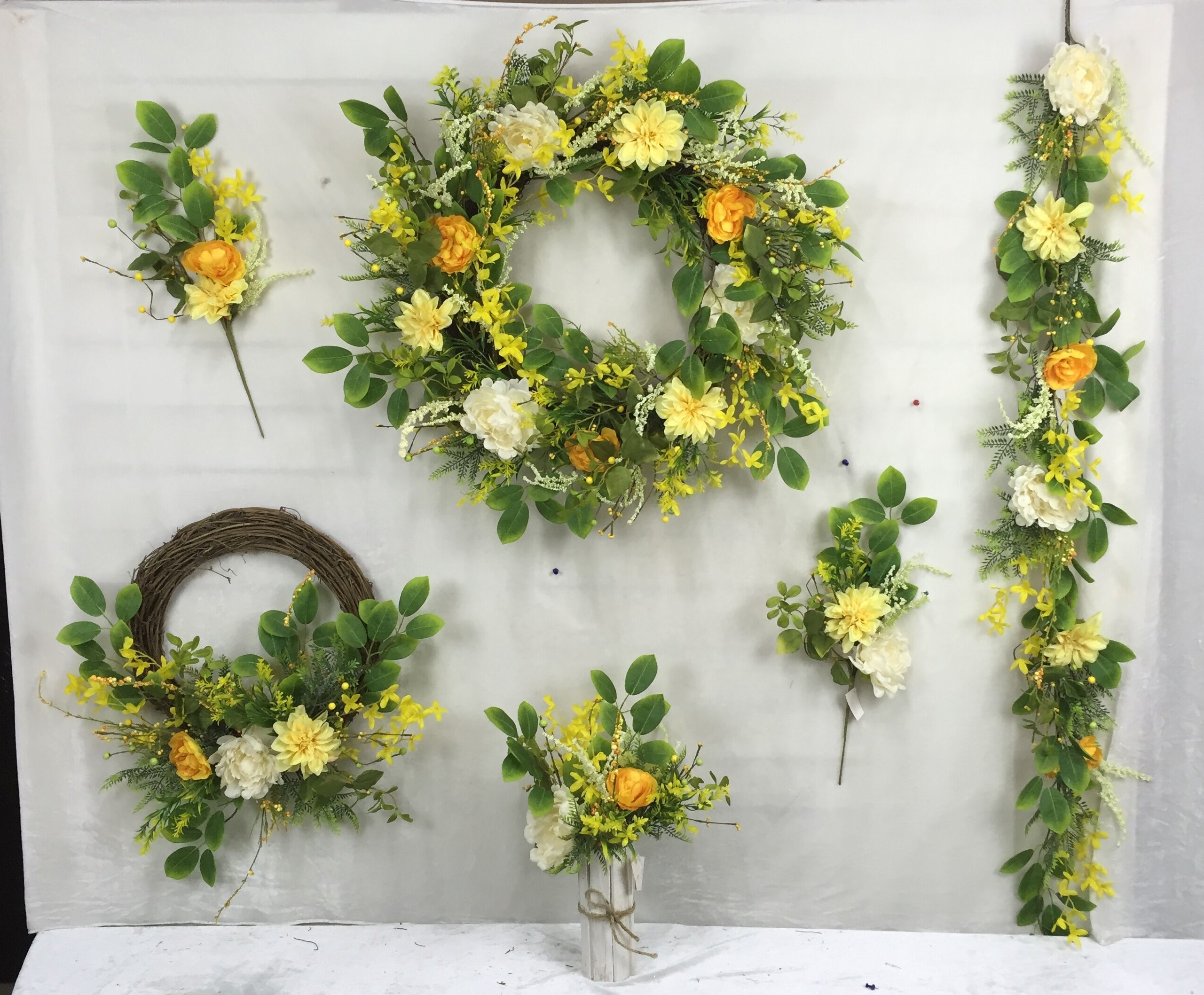 Spring Decorations(Wreath,garland,pick)
