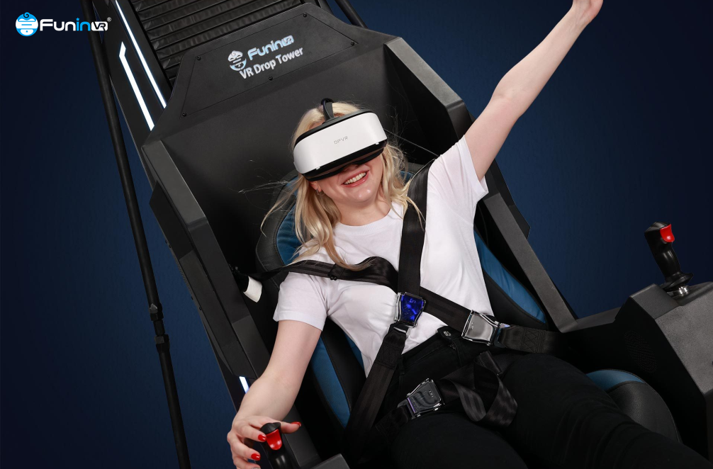 Adult Thrilling Game VR Drop Tower Amusement Park Equipment for Sale