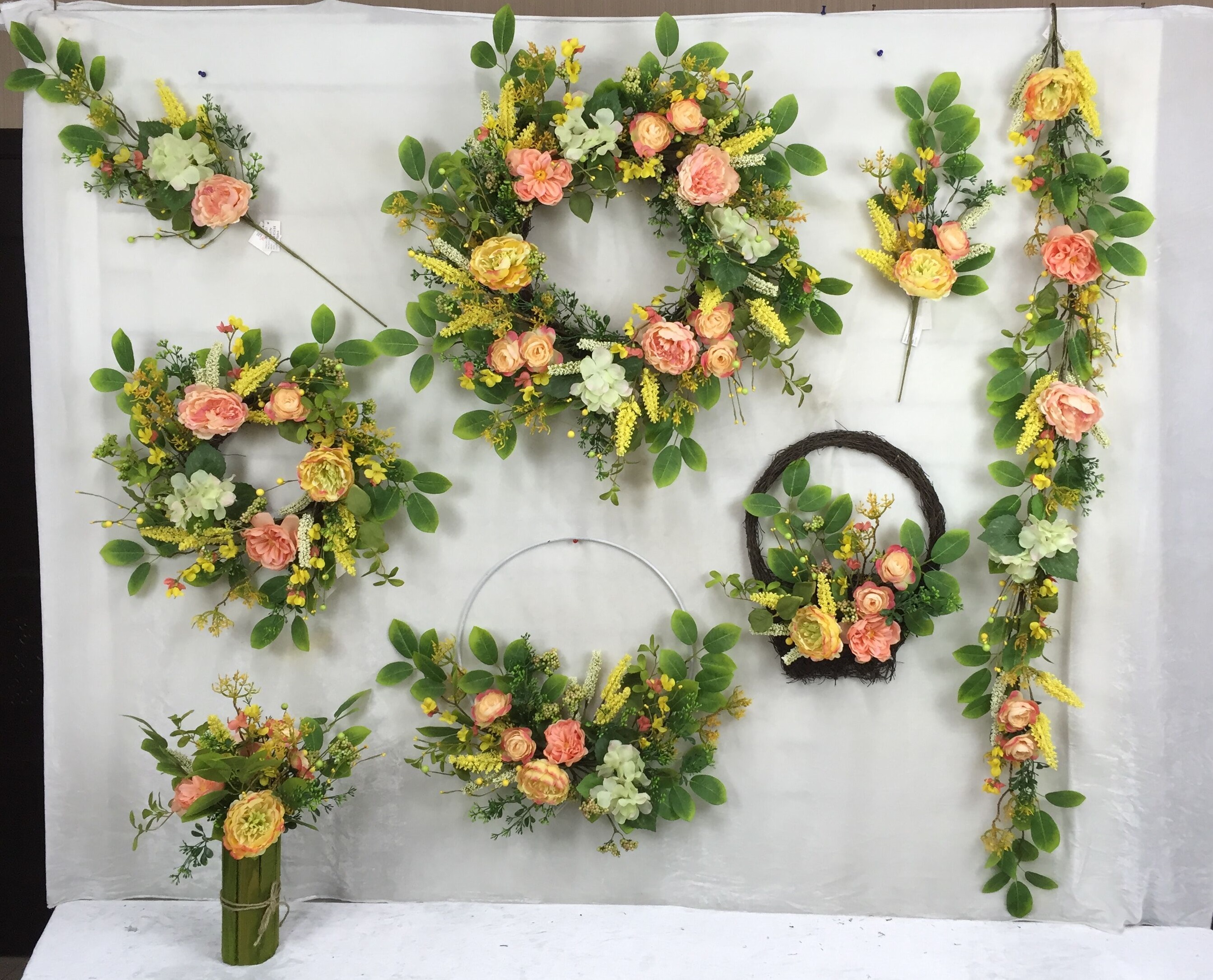 Spring Decorations(Wreath,garland,pick)