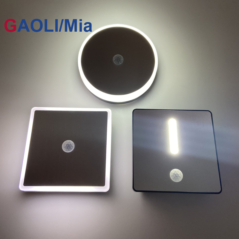 NEW Portable Sensitive Wardrobe Smart Induction Motion Sensor Night Lights For Home Lighting Battery