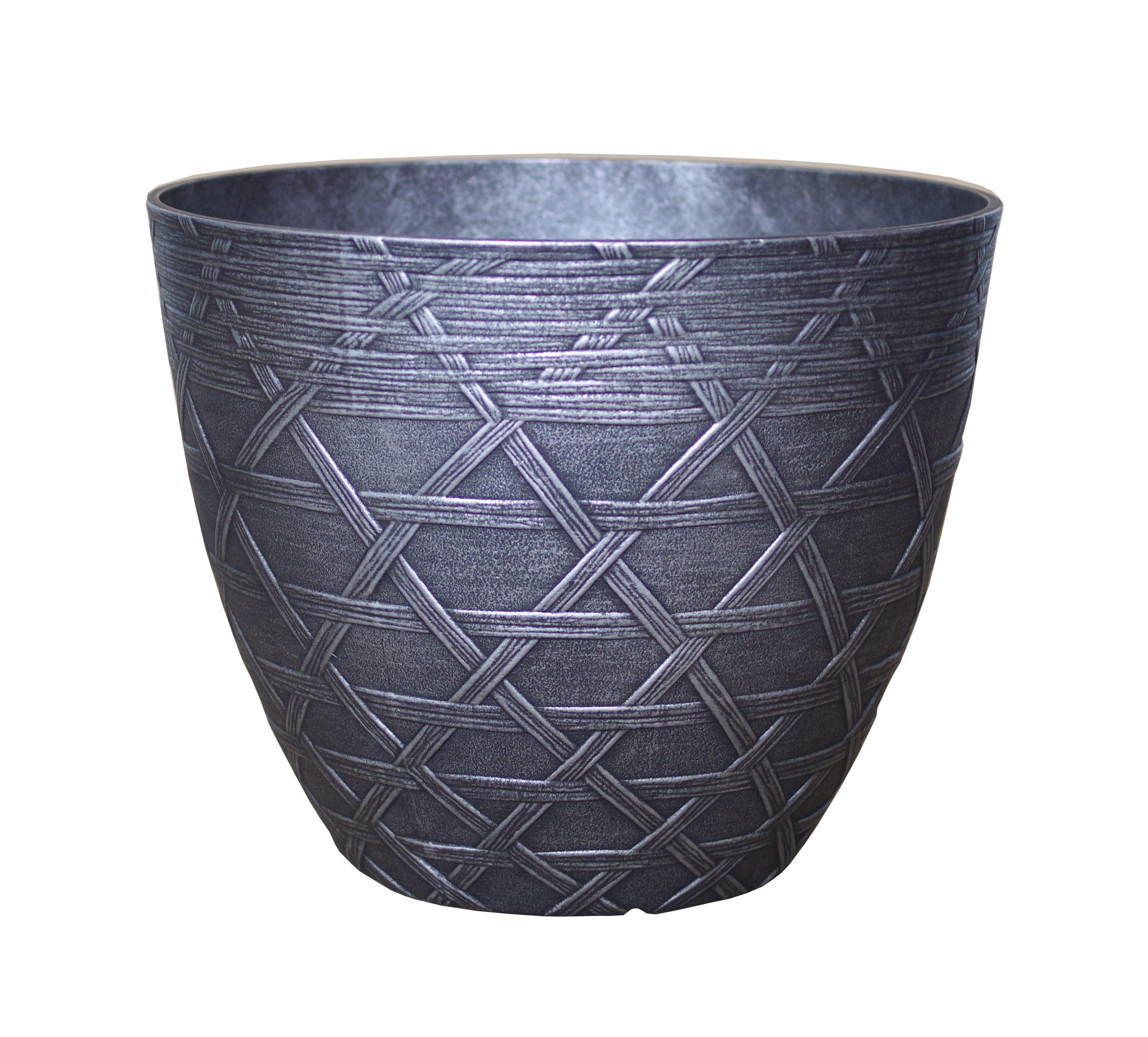 12.5" Arabesque Resin Planter