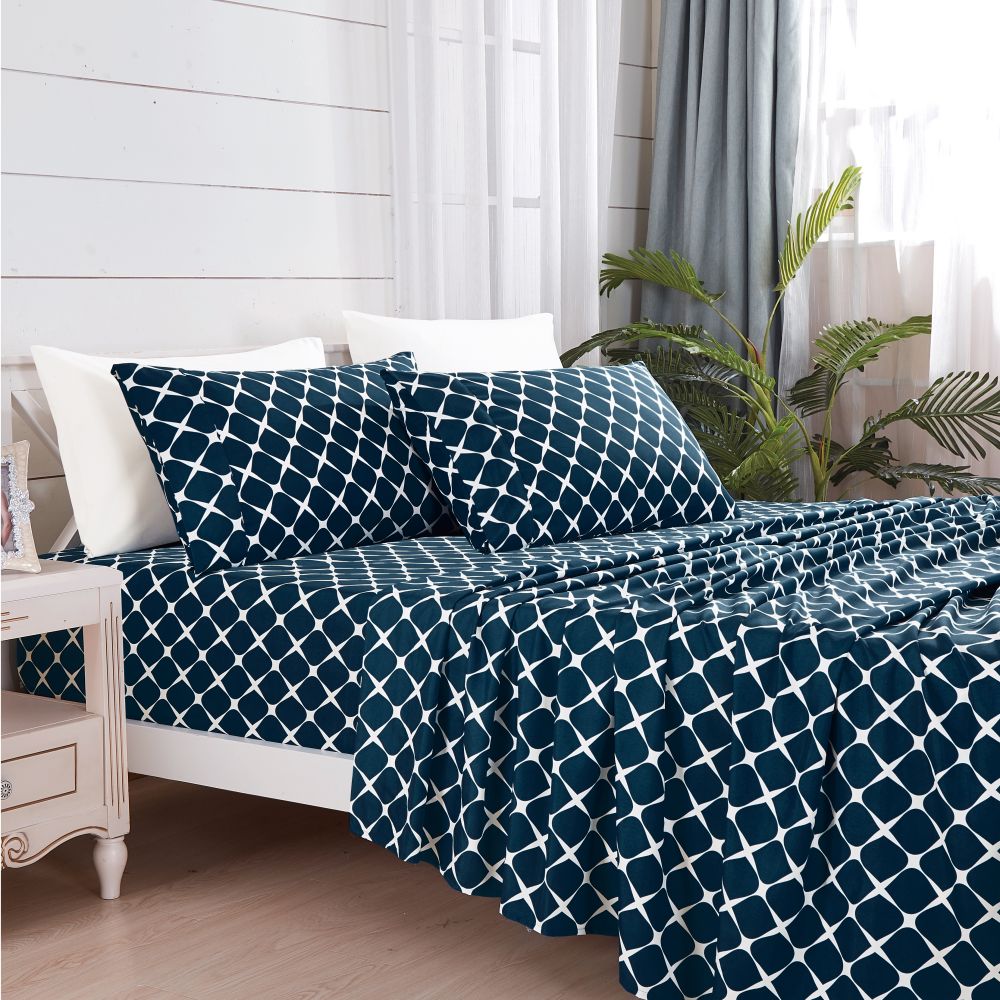 Printed bed sheet sets