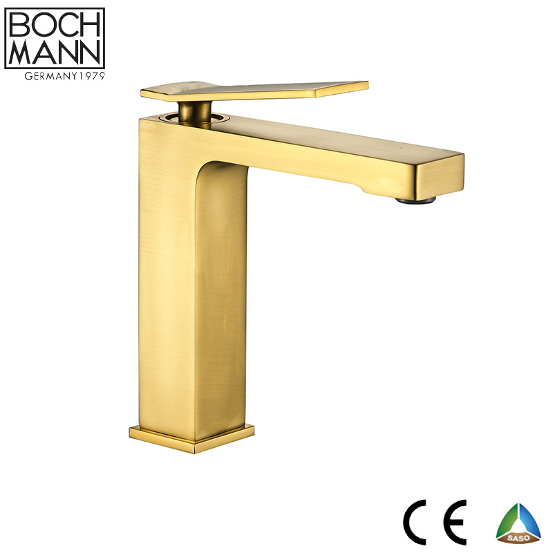 High quality sqaure 30mm cartridge wash basin mixer