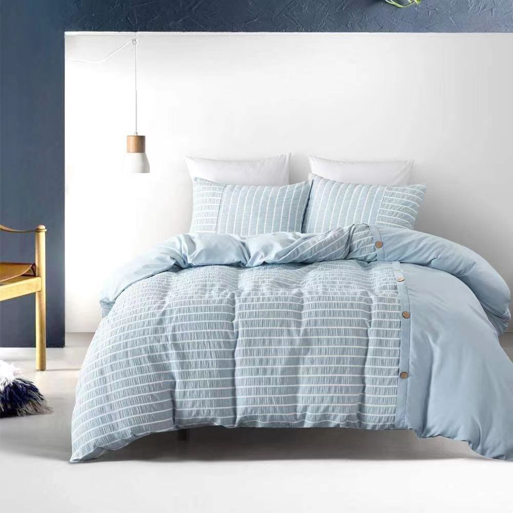 Seersucker duvet cover set