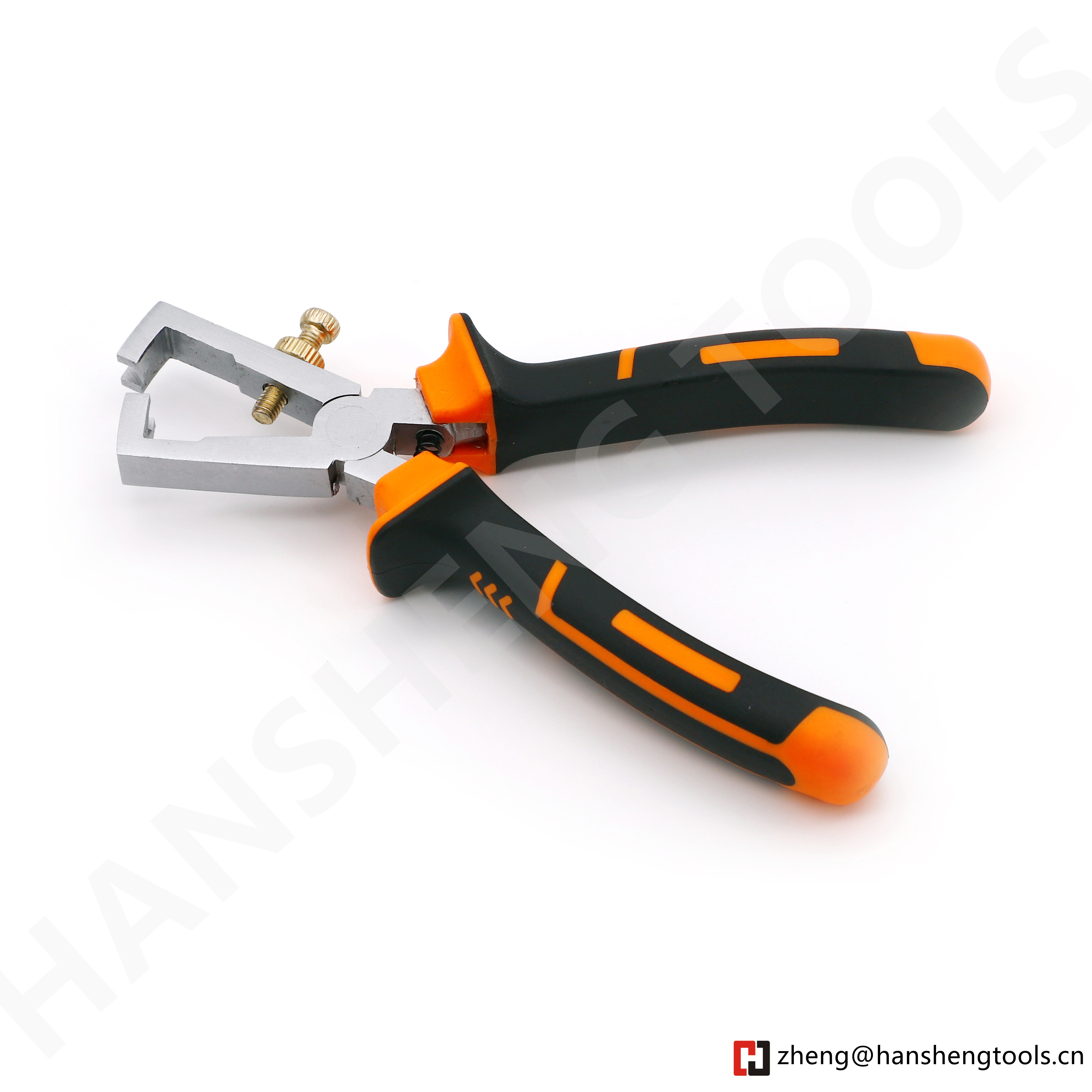 Wire stripping plier
