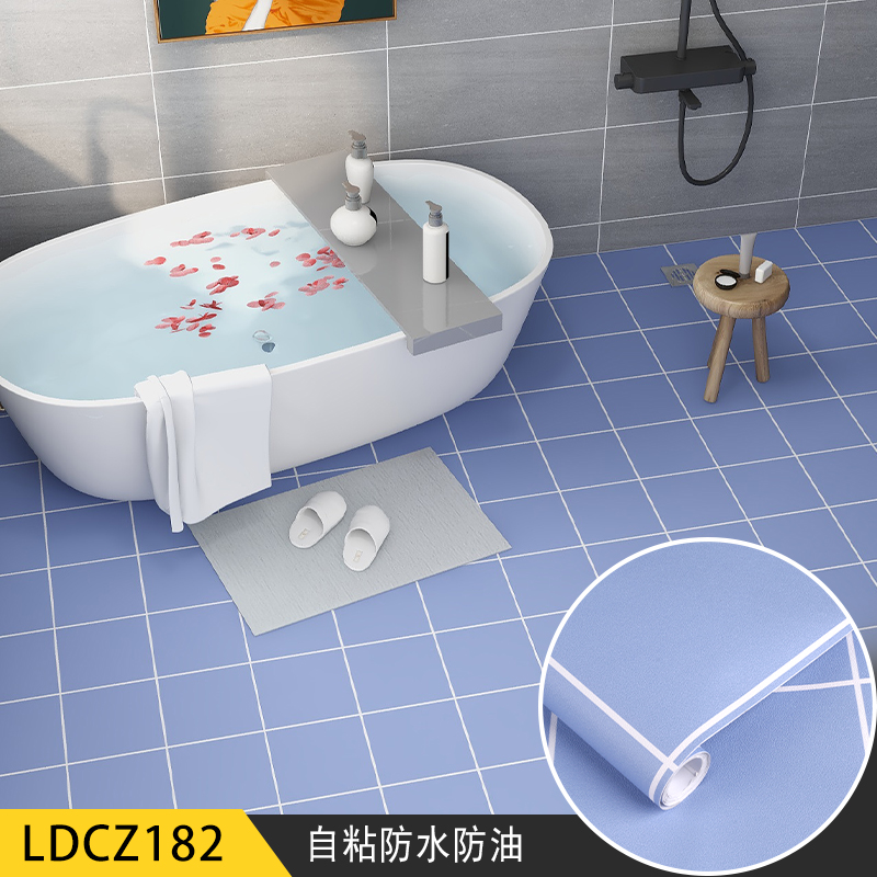 Ceramic tile design flooring stickers Matt surface adhesive flooring