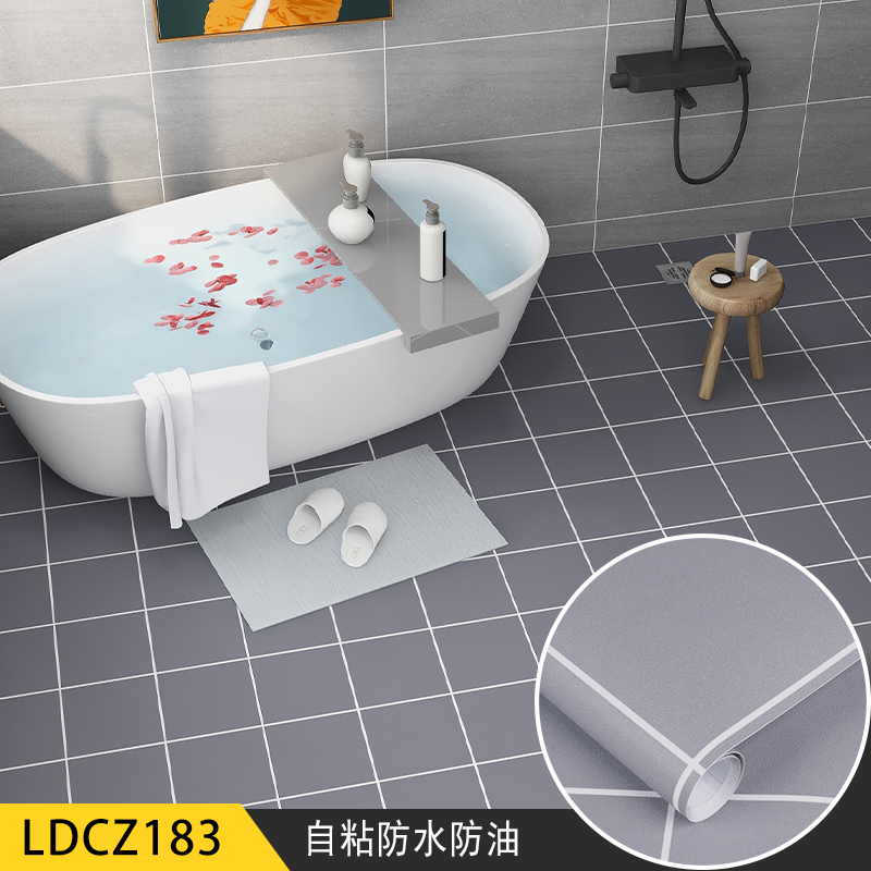 Ceramic tile design flooring stickers Matt surface adhesive flooring