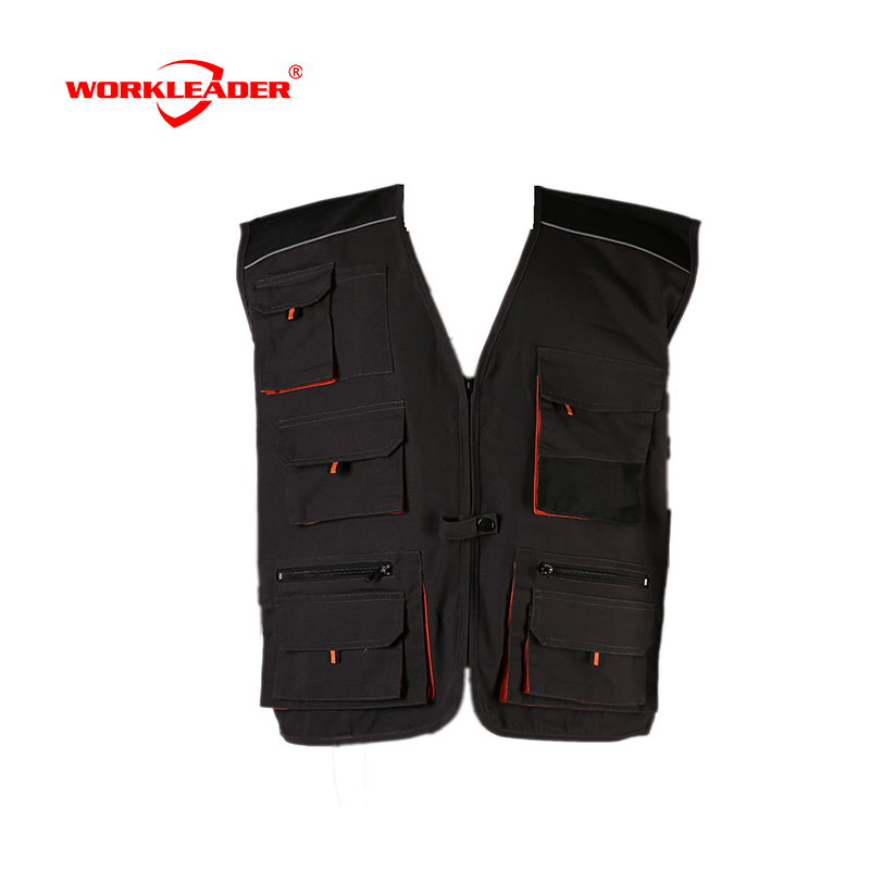 Men's multi-pockets working vest