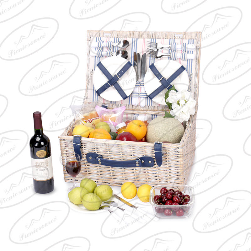 Wicker Basket for 4 Persons,Picnic basket