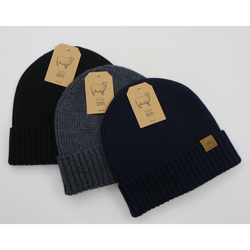 Merino Wool knitted winter hat