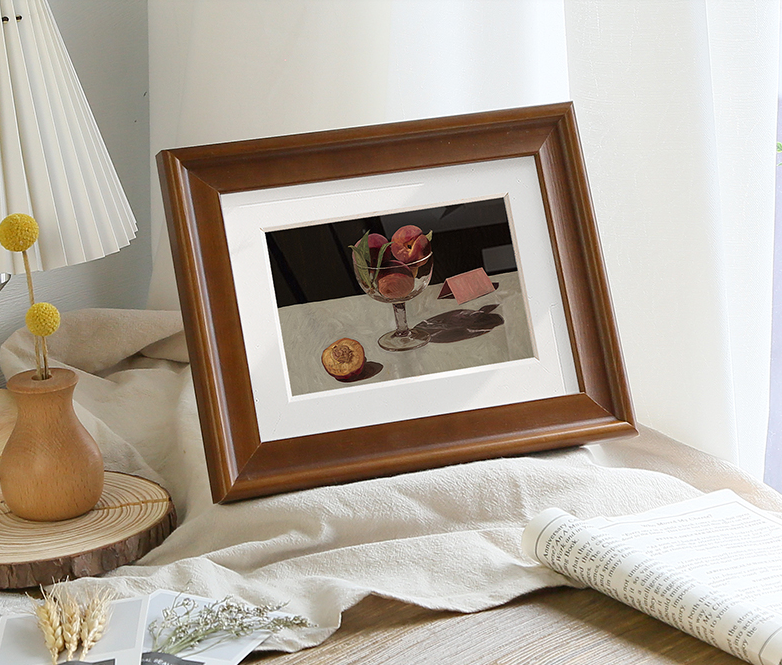 European solid wood wall frame