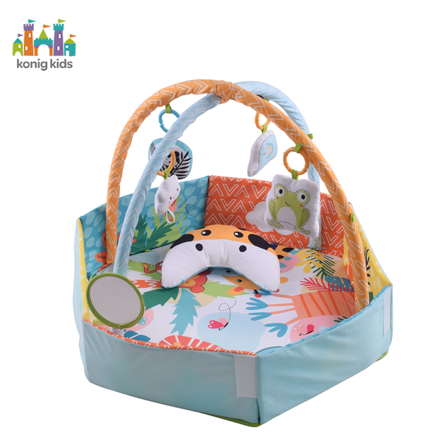 Konig Kids*New Product Ideas 2021 Baby Play Gym Play Mat For Baby Child Activity Gym With Ball Pit