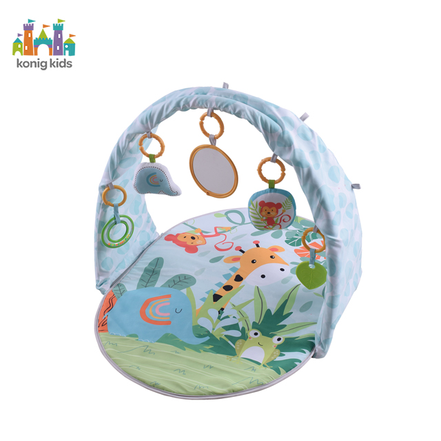 Konig Kids*Amazon Large Baby Play Mat With Toys Baby Play Blanket Music Large Baby Play Mat