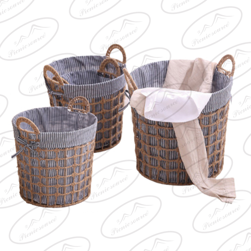 Hemp Rope Storage Basket,Organizer