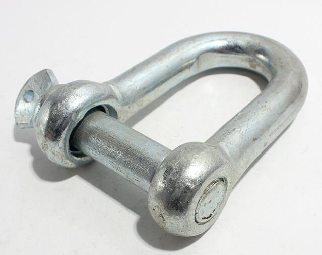 European commercial D shape shackle