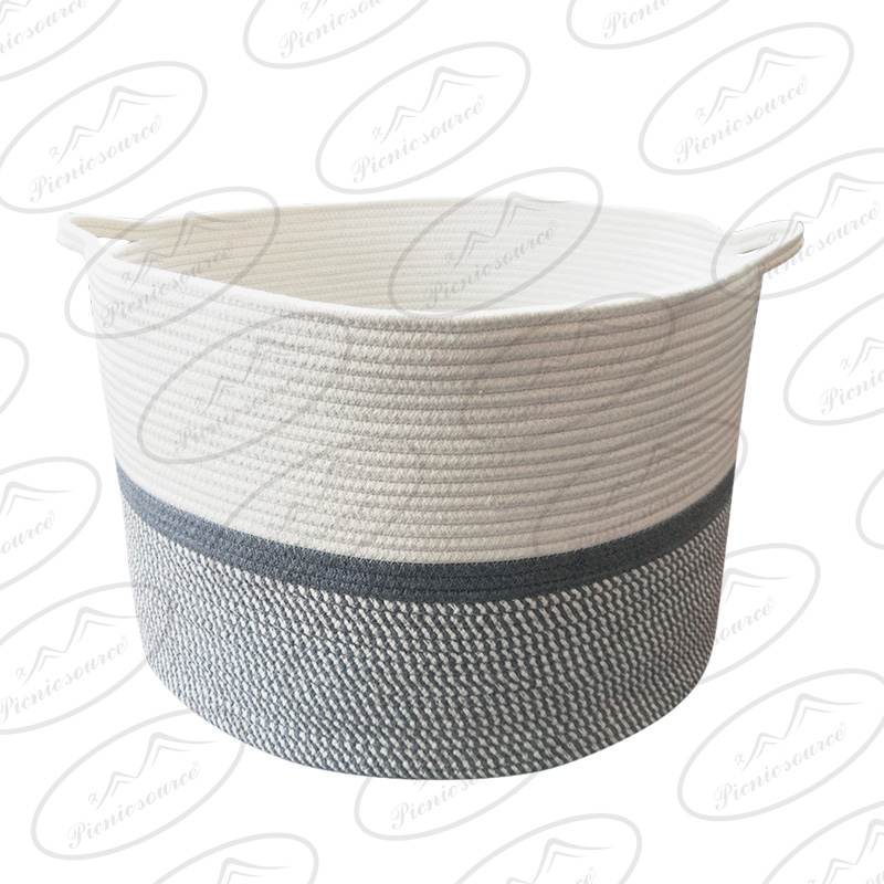 Woven Storage Basket,Cotton rope storage basket,Organizer