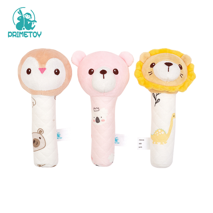 Baby Soft Plush Hand Rattle