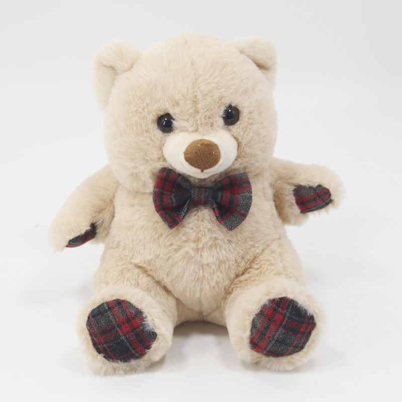 plush bow tie bear