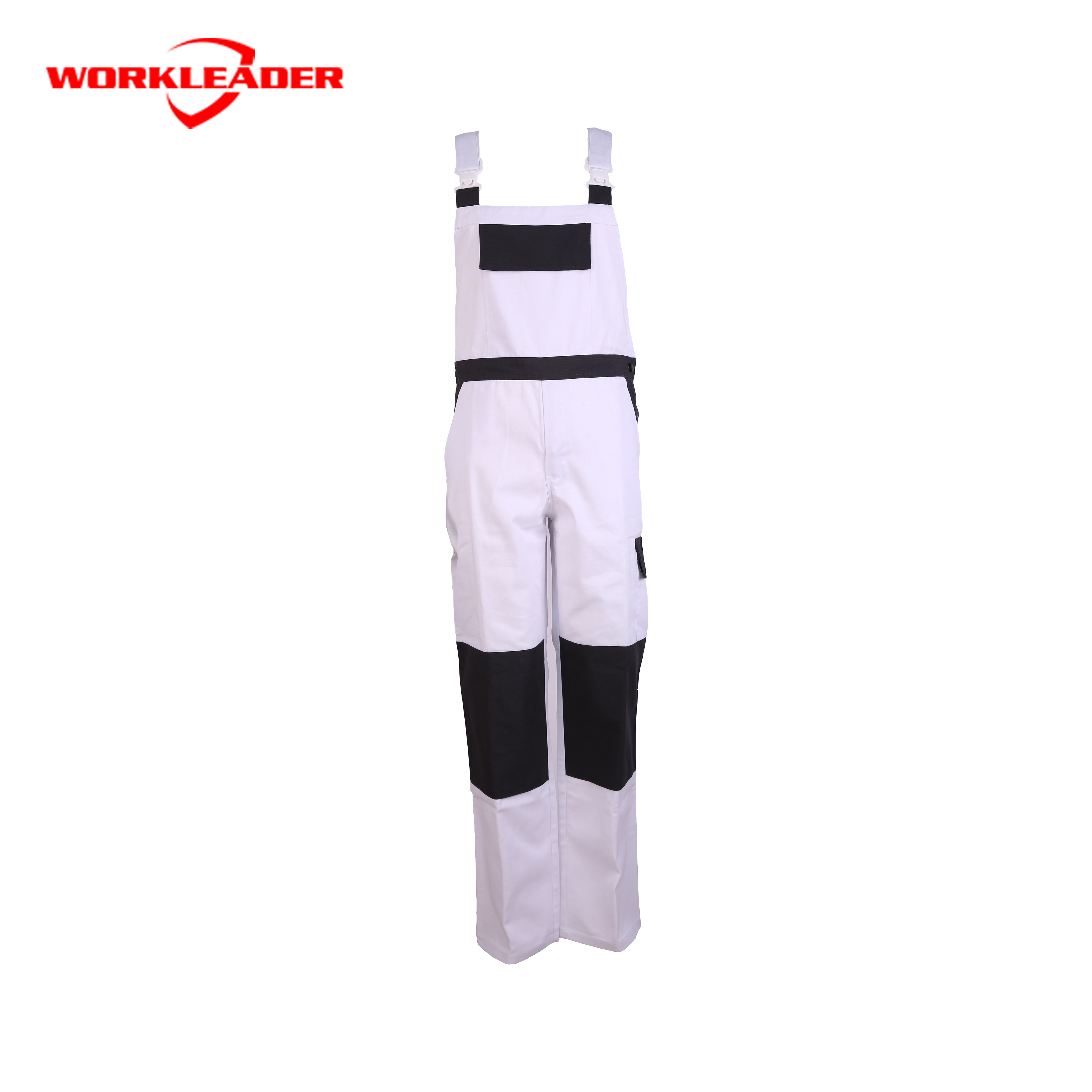 Contrast color bib pants